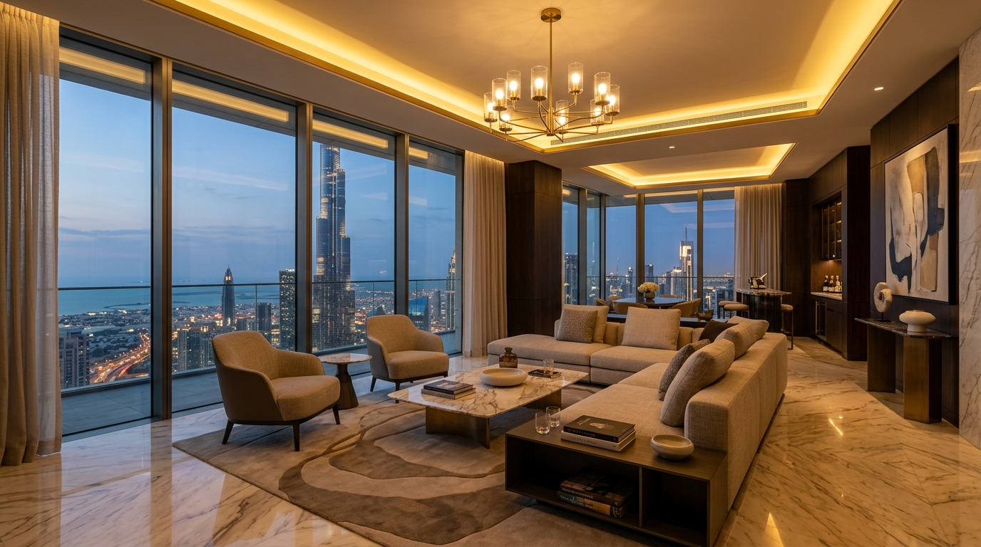 Dubai Luxury Interior Living